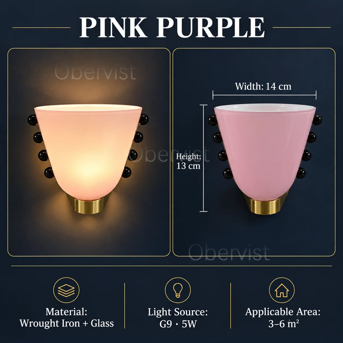 Vintage Teacup Stained Glass Wall Lamp – LED E27 Bedside Light
