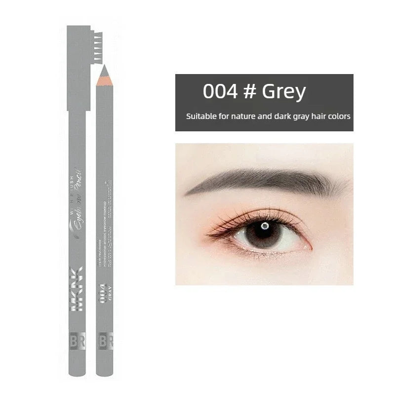 Wooden Double-Ended Eyebrow Pencil – 4 Shades, Waterproof