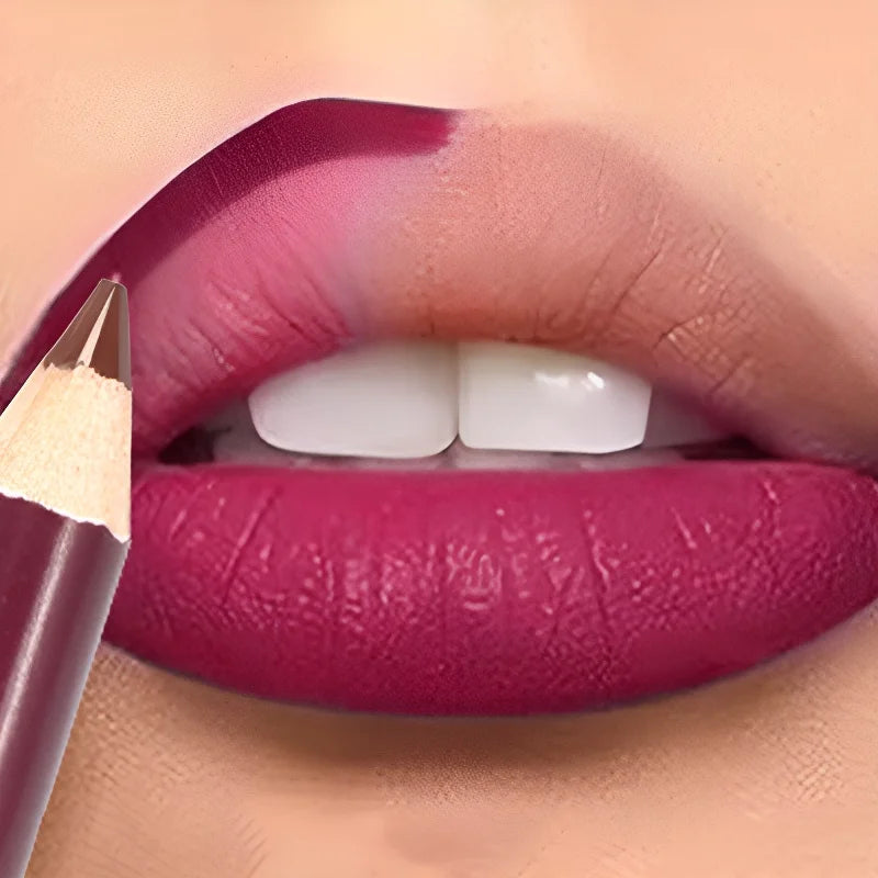 Waterproof Matte Lip Liner Pencil | 28 Shades, Long-Lasting