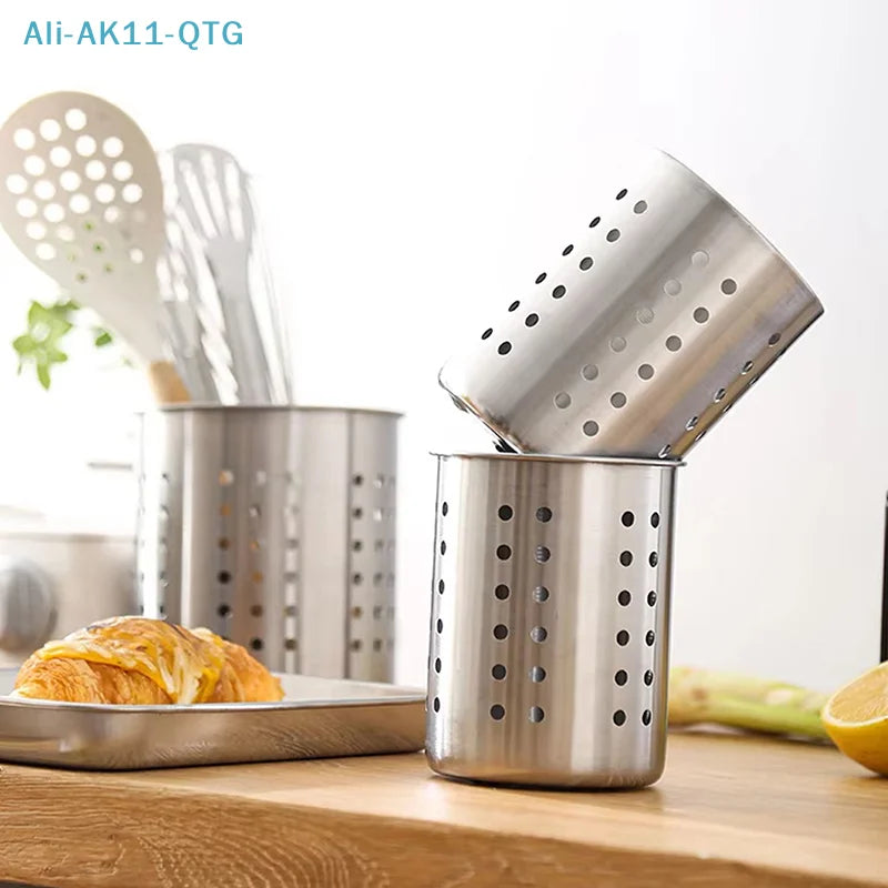 Stainless Steel Cutlery & Chopstick Holder Organizer