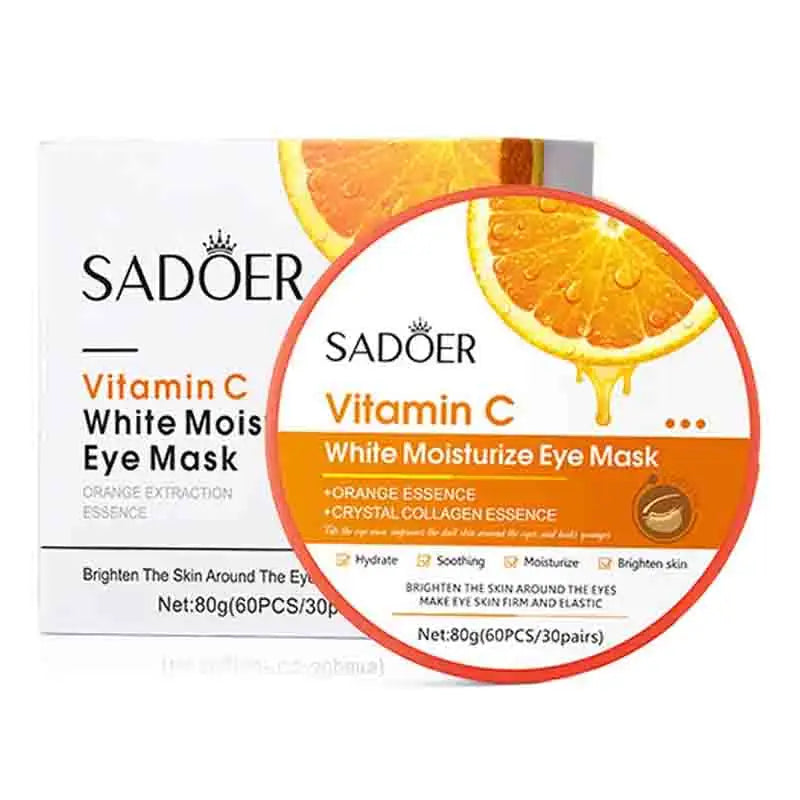 SADOER Vitamin C Collagen Eye Masks – 60 Firming Patches