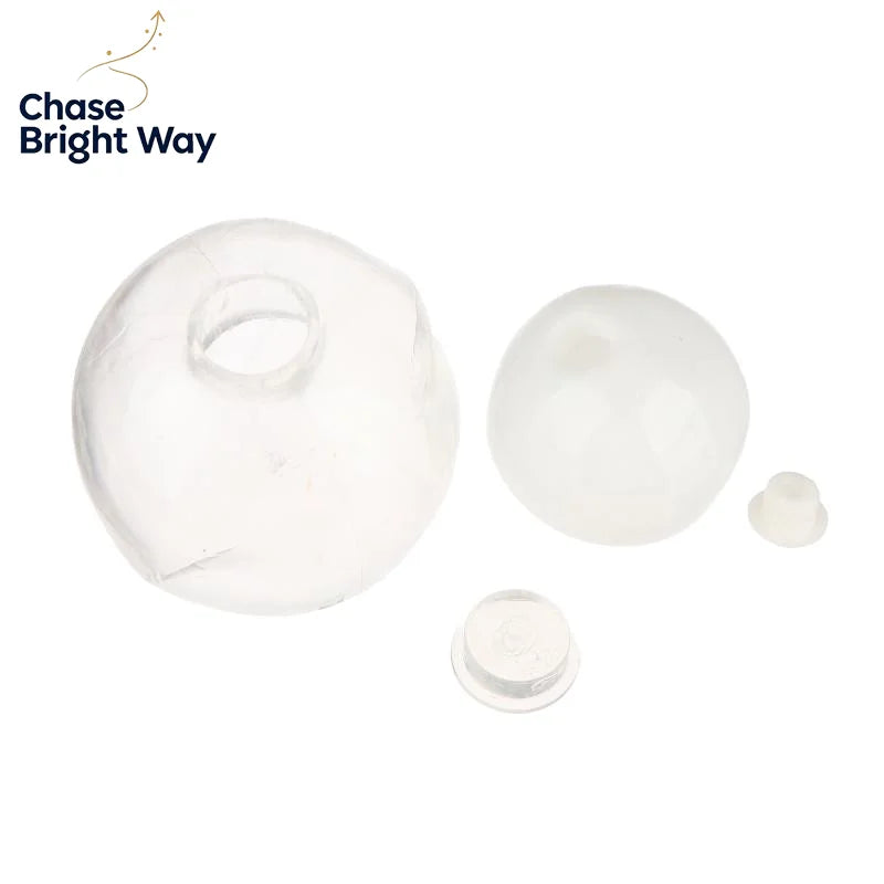 Transparent TPR Sphere DIY Ball Mold – Fillable Craft Shell