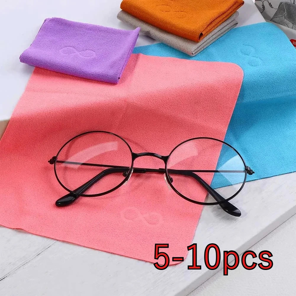 Microfiber Lens Cleaning Cloth – Soft Suede Glasses Wipes 5/10 Pack