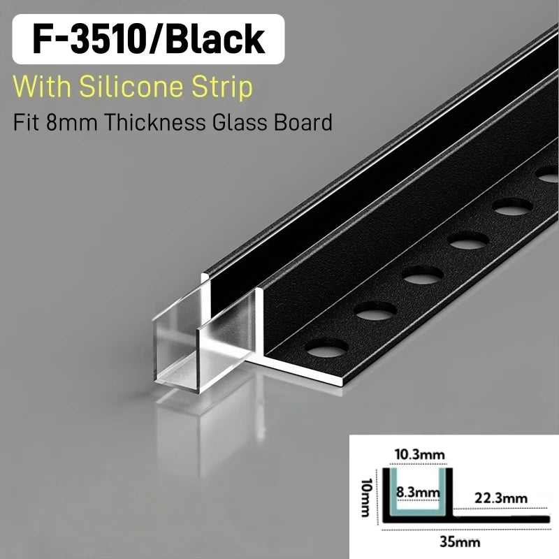 Recessed Bathroom LED Aluminum Profile F/T-Shape Shower Channel