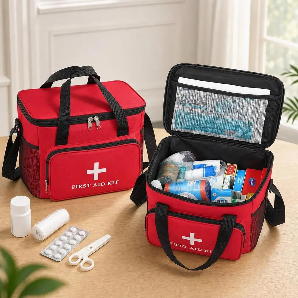 Waterproof Oxford First Aid Kit Bag Organizer | Home & Outdoor