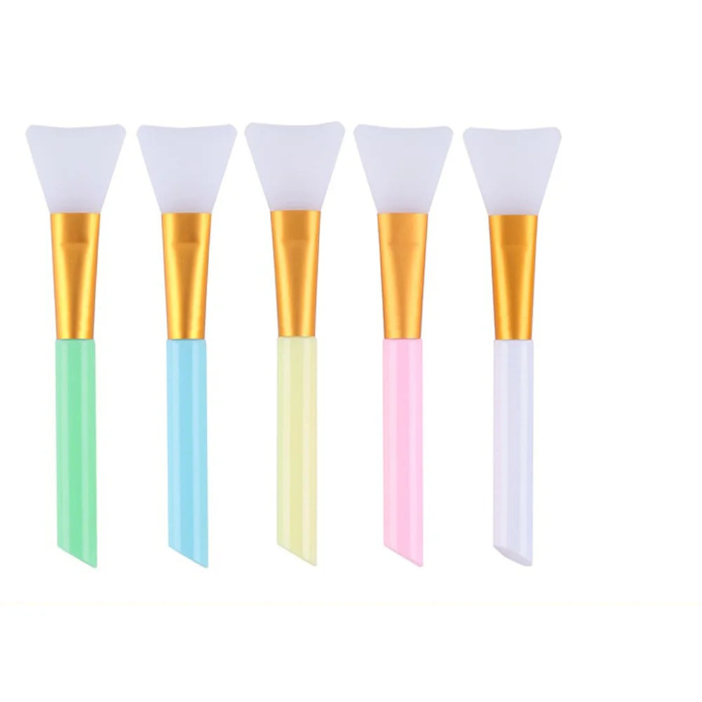 Silicone Facial Mask Brush Set – Soft, All Skin Types