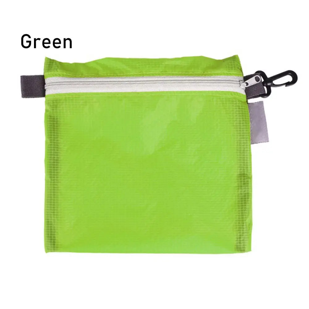 Waterproof Nylon Pouch with Carabiner Clip | Travel Organizer