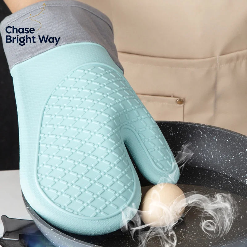 Silicone Oven Mitt – Heat Resistant Kitchen Baking Glove