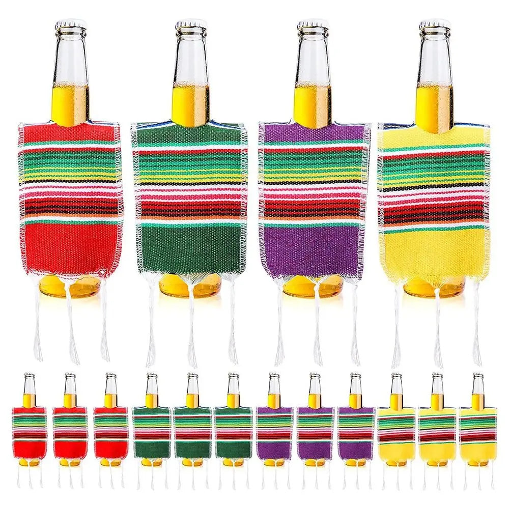 Mini Sombrero Hats & Beer Poncho Covers | Fiesta Party Decor