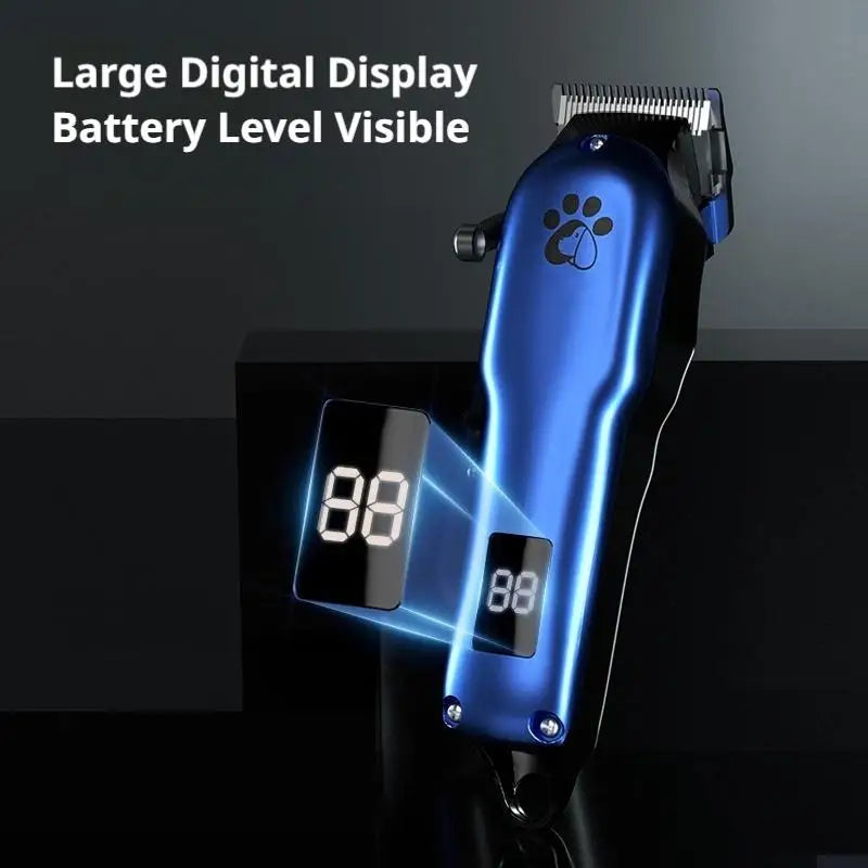 USB Rechargeable Electric Dog & Cat Clipper – Low Noise Groomer