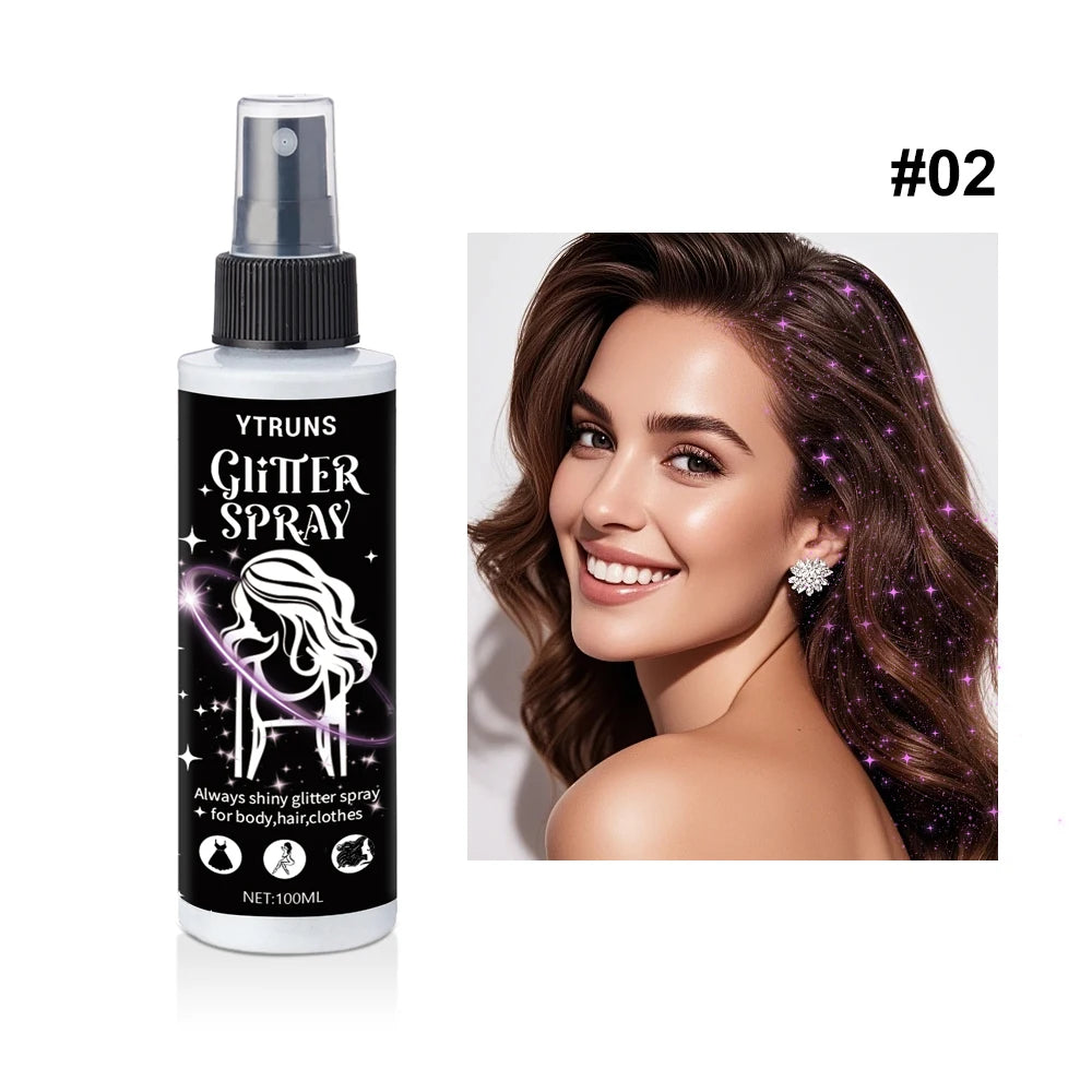 SAMMY Glitter Highlighter Body Spray – Festival Shimmer Mist