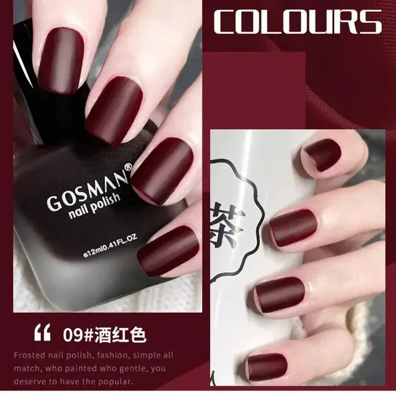 Handaiyan 12ml Frosted Matte Nail Gel Polish – Quick Dry