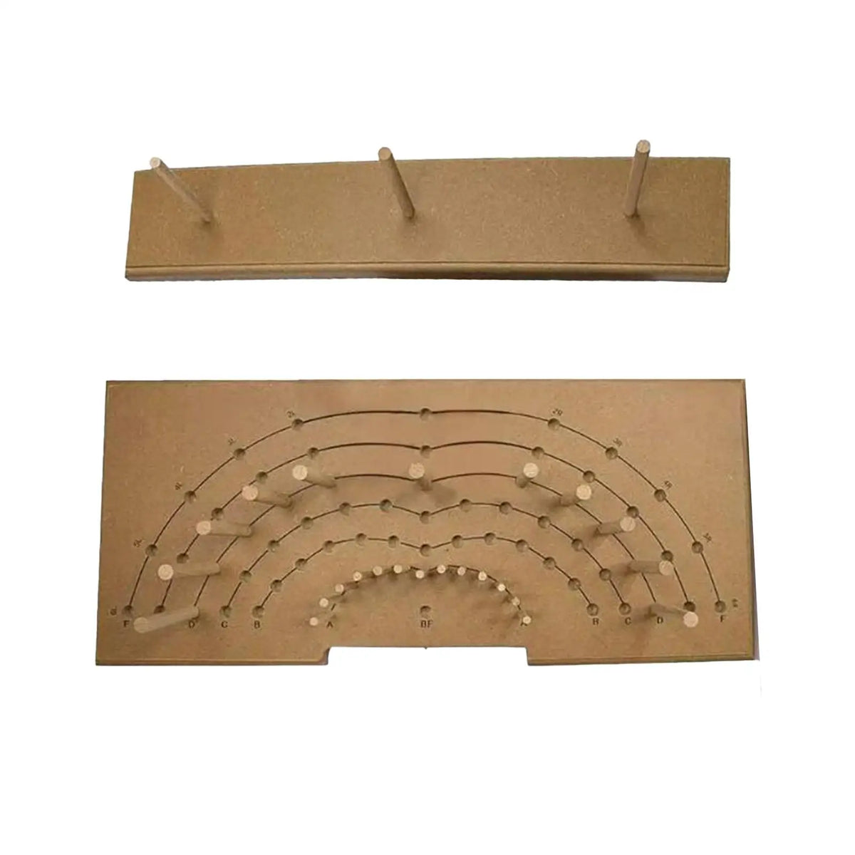 Wooden Bow Maker Tool – DIY Ribbon Bows with Holder & 24 Sticks