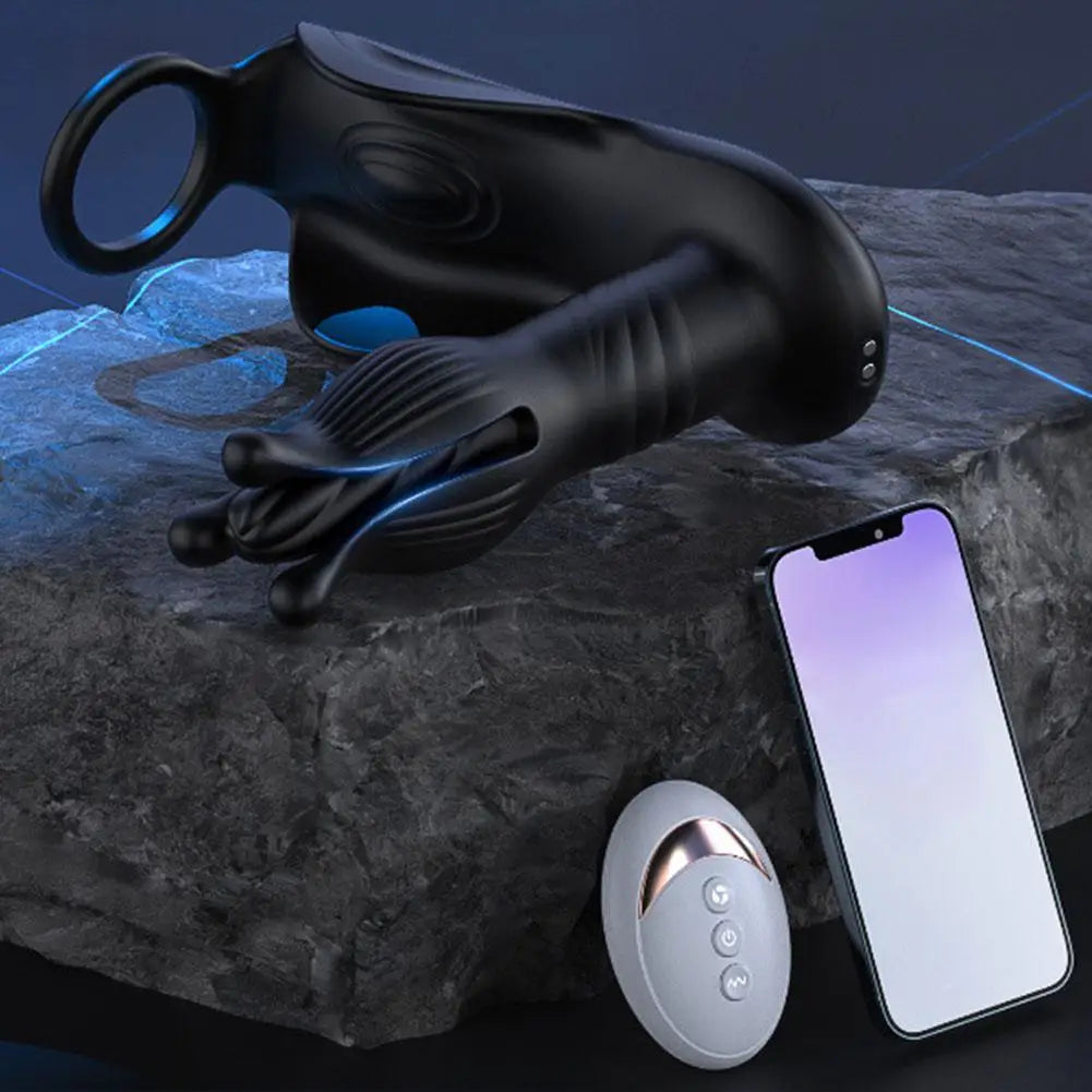 Wireless Bluetooth Prostate Massager – APP & Remote, 9 Modes