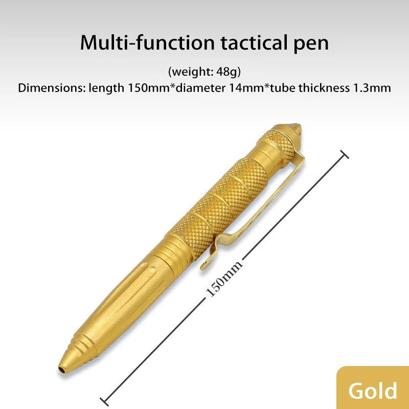 Tactical Pen – Aluminum Alloy Glass Breaker Survival Tool