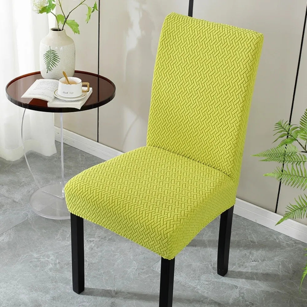 T-Shape Jacquard Chair Cover – Elastic Universal Slipcover