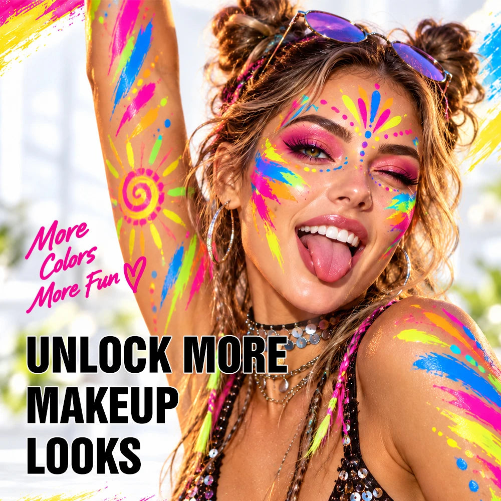 YTRUNS Water-Soluble Face & Body Paint Palette | Makeup
