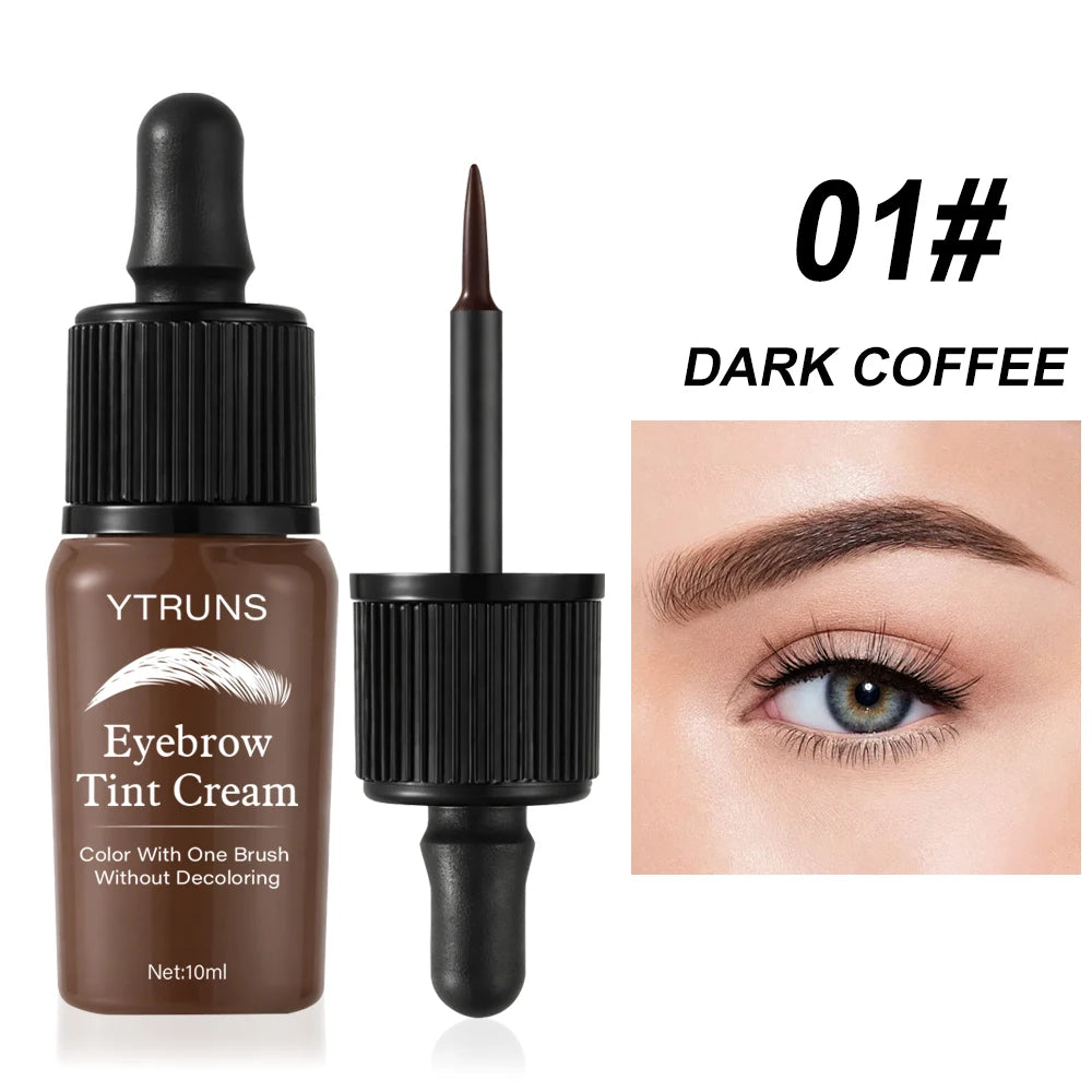 YTRUNS Peel-Off Eyebrow Tint – Waterproof Long-Lasting Brow Dye