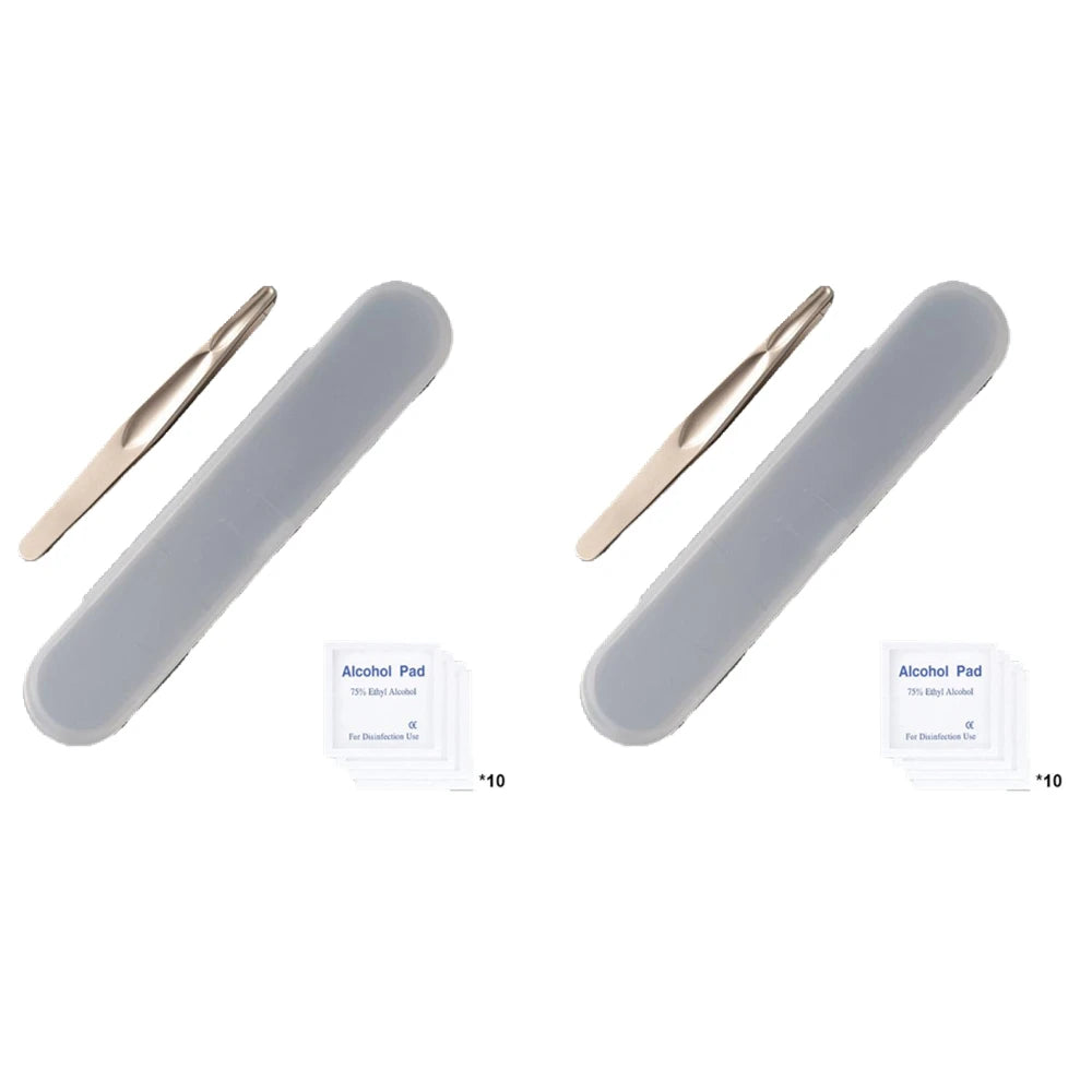 Stainless Steel Precision Tweezers – Eyebrow & Beard Grooming
