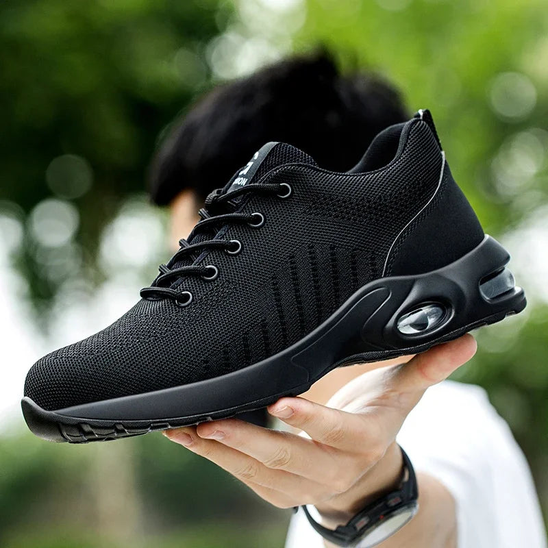 Men's Steel Toe Cap Safety Work Boots – Anti-Smash Sneakers