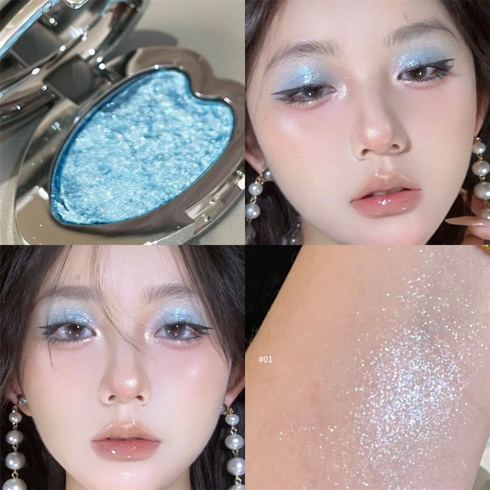Pearlescent Lavender Cream Eyeshadow & Face Highlighter