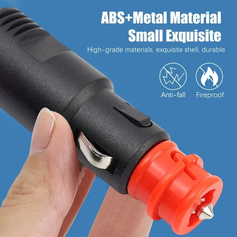 Universal 12V-24V Car Cigarette Lighter Plug Socket Adapter