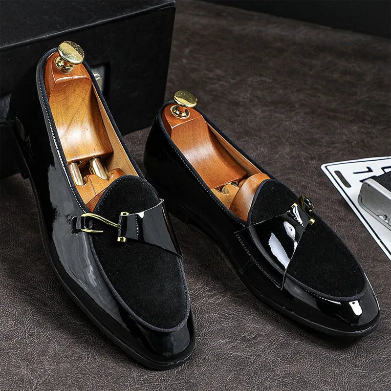 Men's Faux Suede Slip-On Loafers | Party & Wedding Shoes