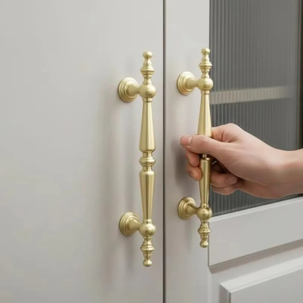 Zinc Alloy Vintage Cabinet Handles – Double Hole Drawer Pulls