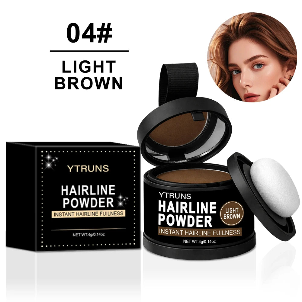 YTRUNS Hairline Powder Medium Brown – Root Touch Up, 4g