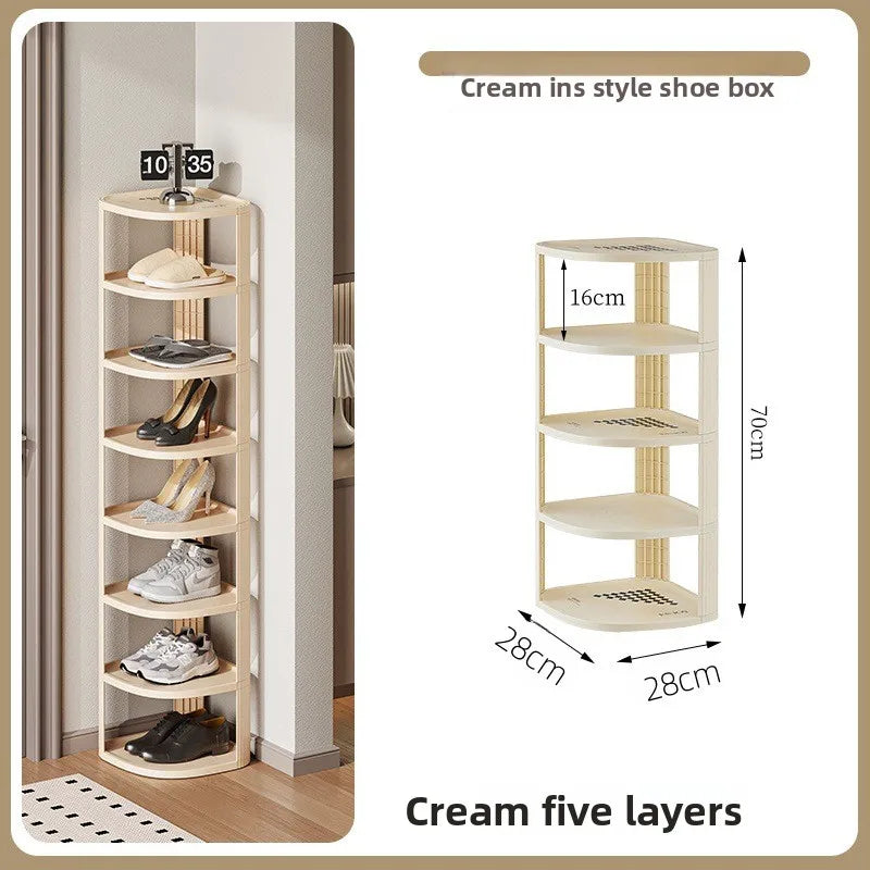 Multi-Tier Shoe Rack – Narrow Space-Saving Entryway Organizer