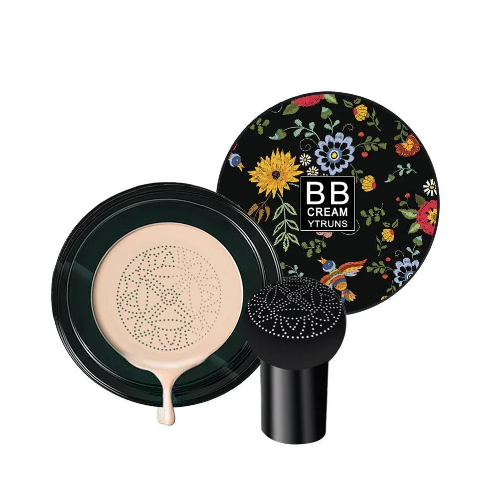 YTRUNS Mushroom Air Cushion BB Cream – Brightening Foundation