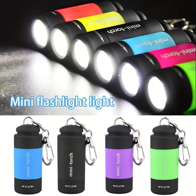 USB Rechargeable Mini LED Keychain Flashlight – Waterproof