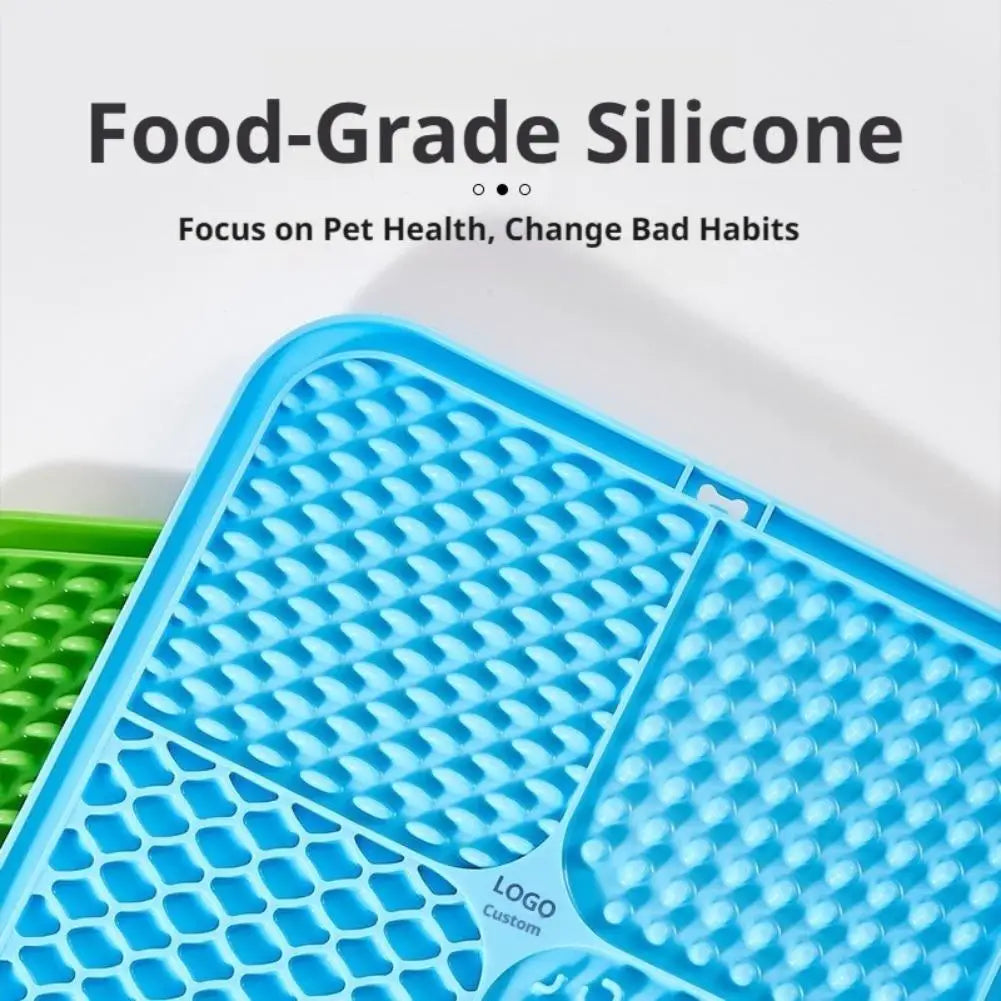 Silicone Pet Licking Mat – Slow Feeder & Bath Distraction Pad