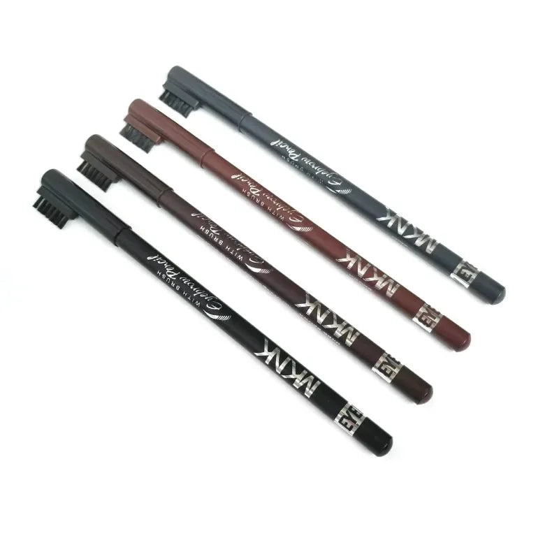 Wooden Double-Ended Eyebrow Pencil – 4 Shades, Waterproof