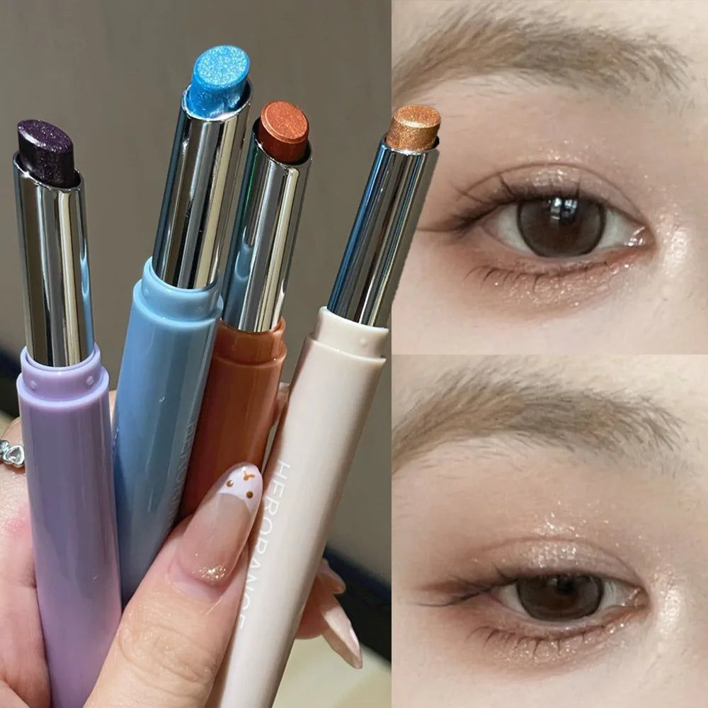 Shimmer Highlight Eyeshadow Pen – Smoky Purple Glow Stick