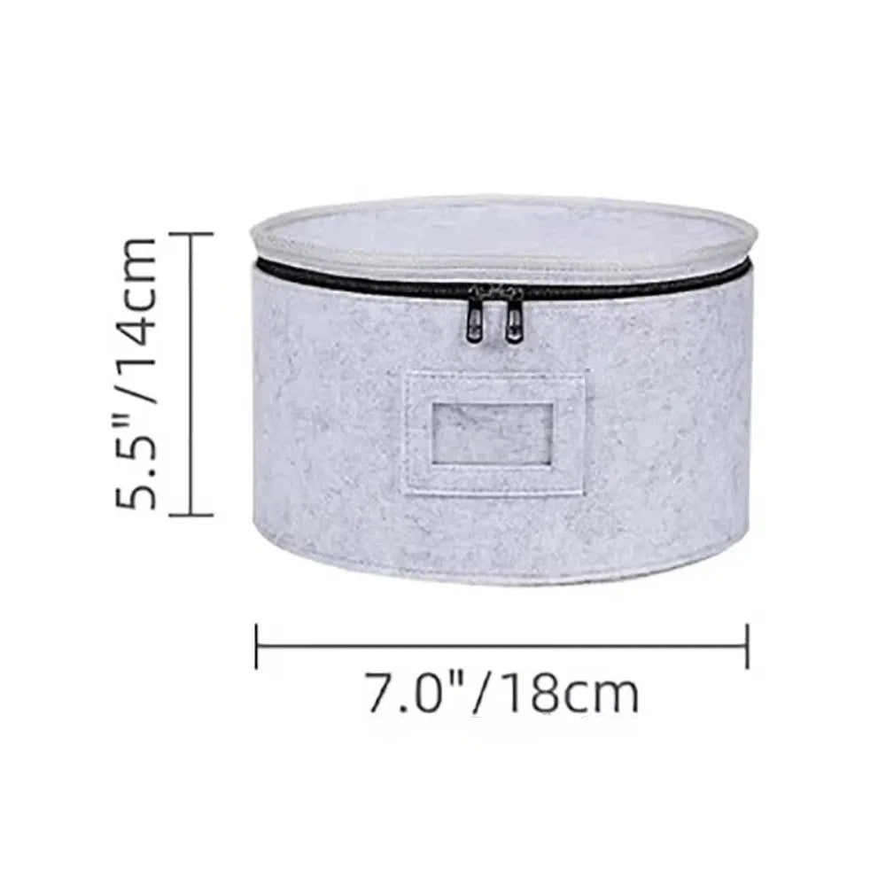 Zippered Felt Storage Bag – Multi-Use Large Organizer Bucket