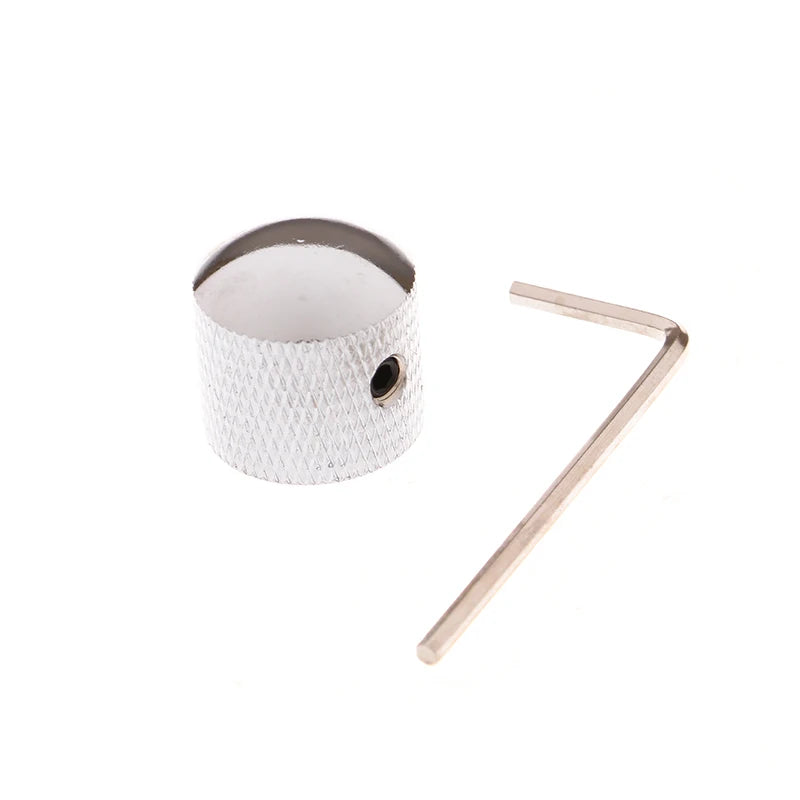 Metal Bass Guitar Tone Volume Knob – Push Cap Replacement