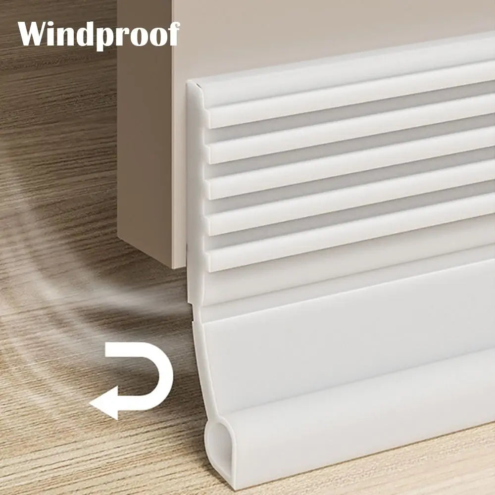TPE Door Bottom Seal Strip – Draft & Insect Blocker 100cm