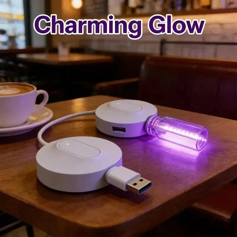 USB Mini LED Filament Atmosphere Light – Touch Dimmable Lamp