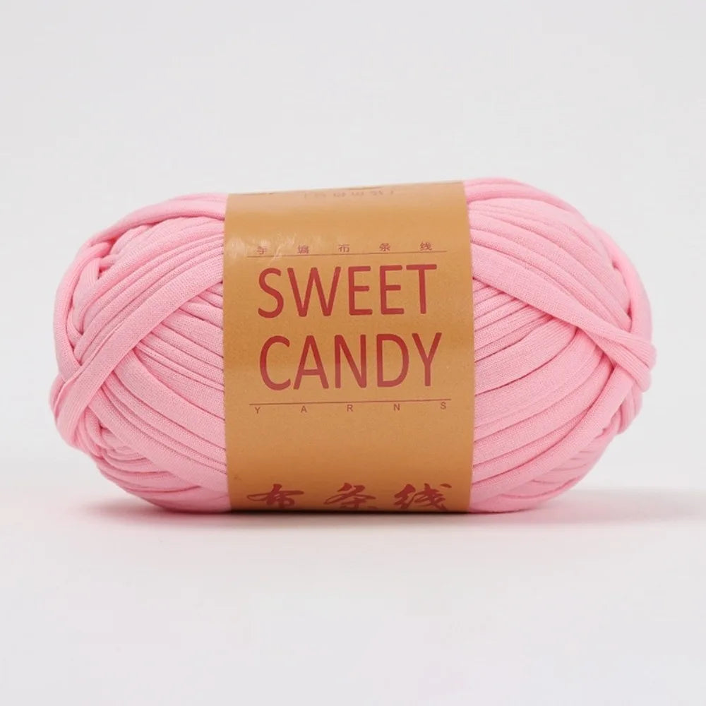 100g Chunky T-Shirt Yarn – Elastic Washable Fabric Strip Yarn