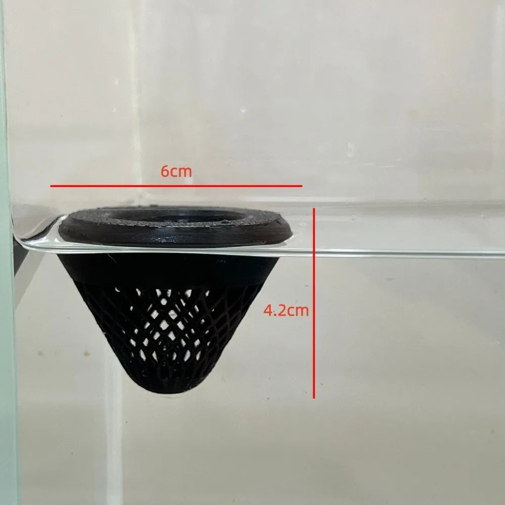 PLA Floating Flower Pot – Aquarium Suspended Plant Planter