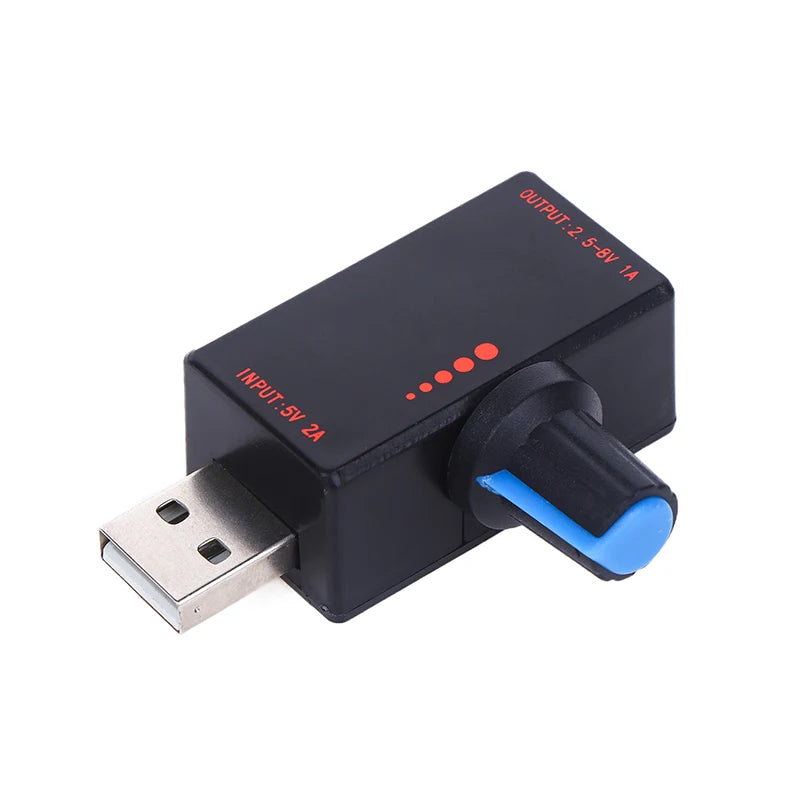 USB Fan Speed Controller – Type-C & USB-A Stepless 5W DC 5V