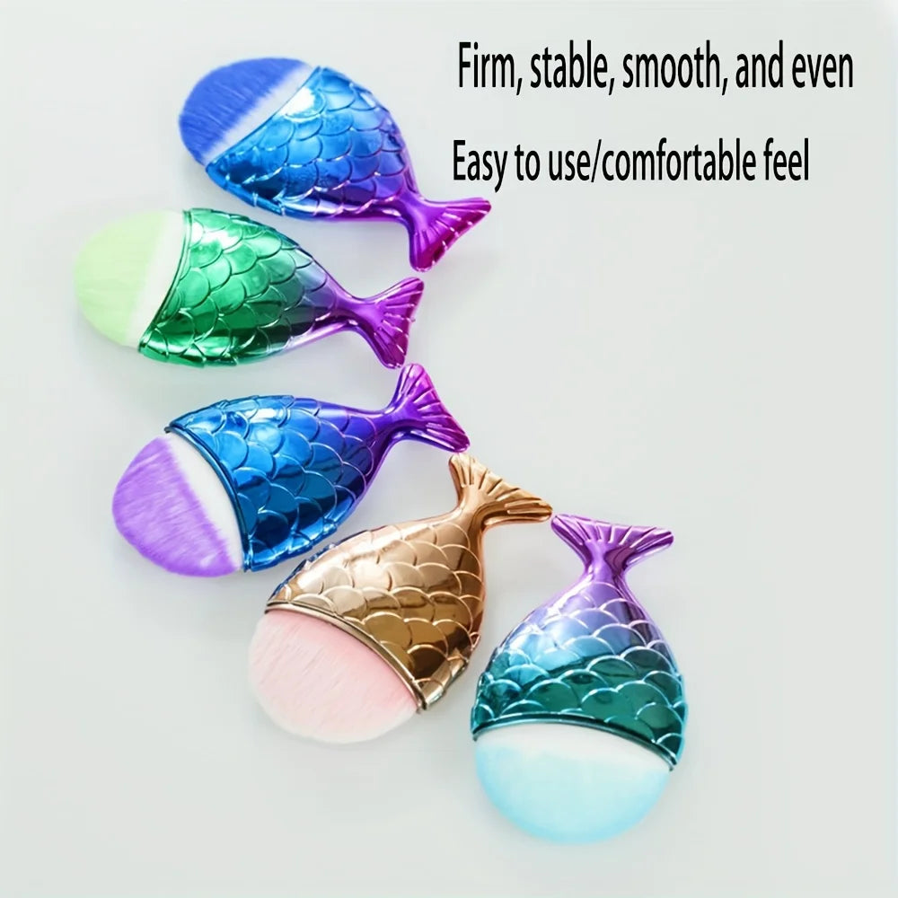 Mermaid Fish Tail Foundation Makeup Brush – BB Cream Blender