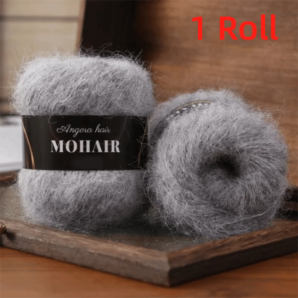 Soft Fluffy Alpaca Mohair Yarn – DIY Knitting & Crochet