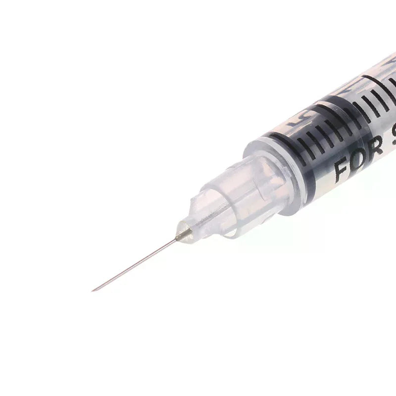5-Pack Disposable Veterinary Syringes 0.3/0.5/1mL – Sterile