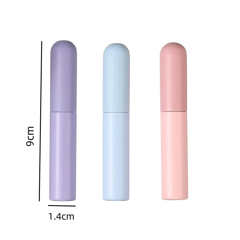 SAMMY Silicone Lip Brush with Cap – Oval Lipstick Applicator