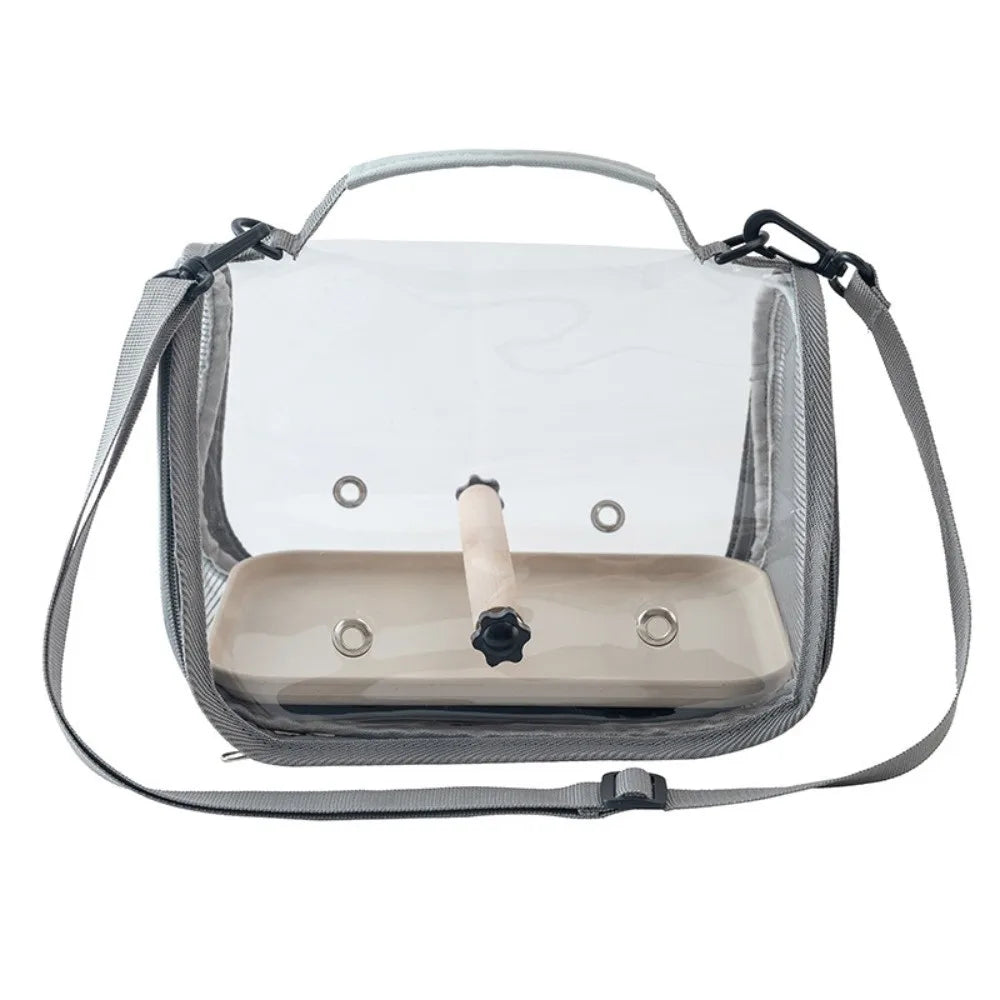 Foldable Breathable Mesh Bird Travel Carrier Cage | Portable