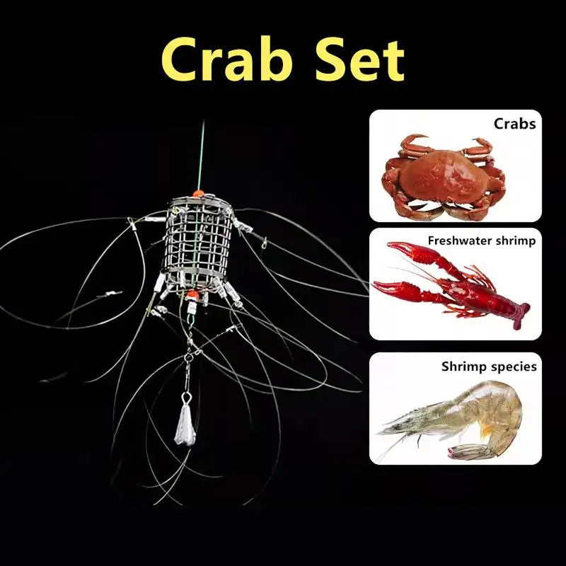 Stainless Steel Crab Trap Wire Cage – 8/12 Lap Crab Catcher