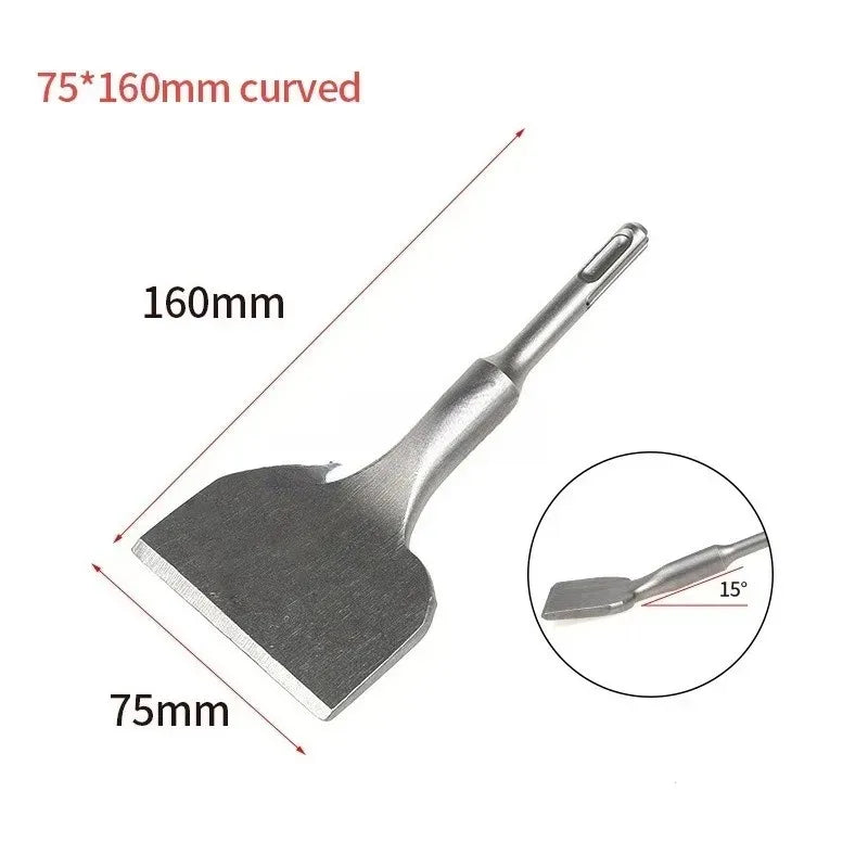 SDS Plus Masonry Chisel Set – Point, Groove & Flat 75x165mm