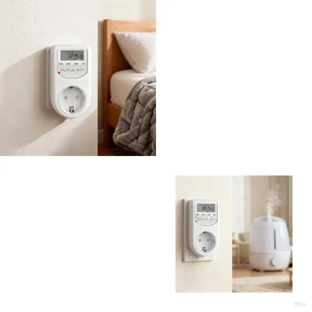 T21A Digital Timer Outlet – 220-240V 2300W Plug-In Switch